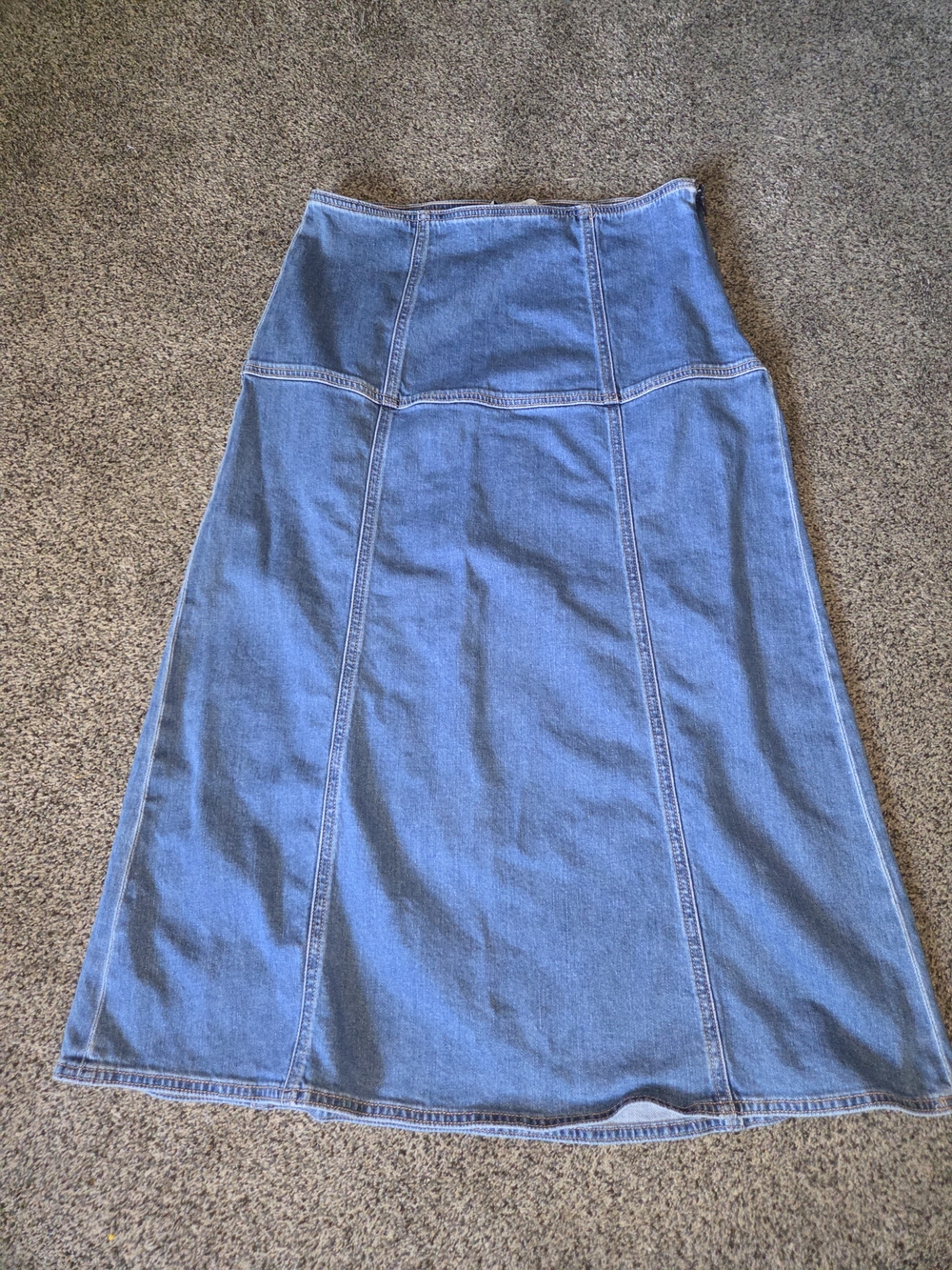 AE Dreamy Drape Denim Skirt